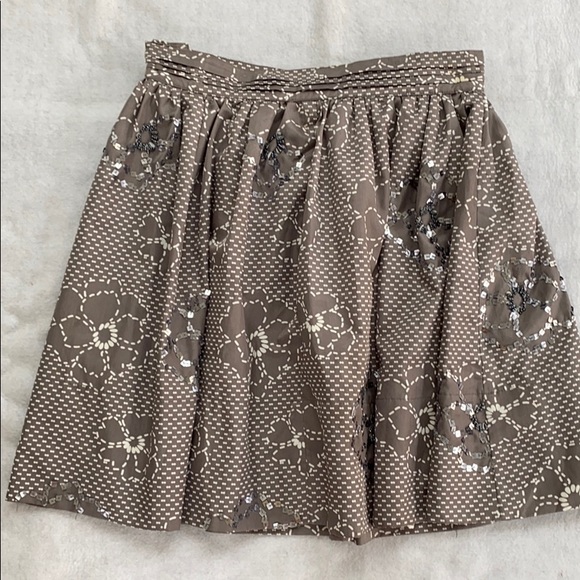 Shulami Skirt Flower Patterned with Sequins Size M - Picture 6 of 8